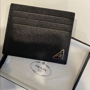 Prada men’s card case